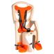 Фото Заднее велокресло детское Bellelli Pepe Standart Multifix до 22кг, Beige/Orange (01PPS00025) № 1 з 3