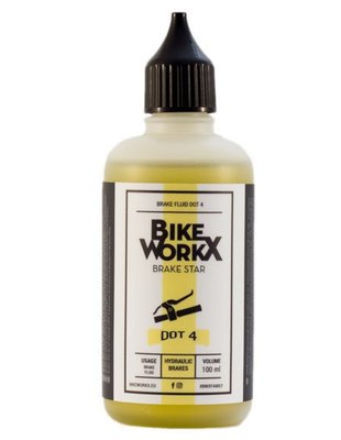 Гальмівна рідина BikeWorkX Brake Star DOT 4, 100 мл (BRAKE/100)