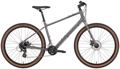Велосипед дорожній Kona Dew Grey 2022, Satin Asphalt Grey, М, 27,5" (2000999758720)