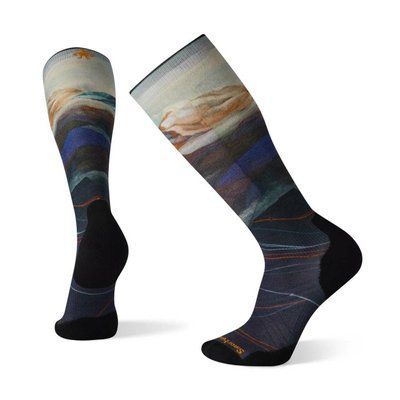 Шкарпетки чоловічі Smartwool Performance Ski Targeted Cushion Homechetler Print OTC, Deep Navy, р.L (SW SW001282.092-L)