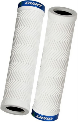 Гріпси Giant Sole-O Lock-On, 140 мм, White/Blue (GNT 410972) УЦіНКА