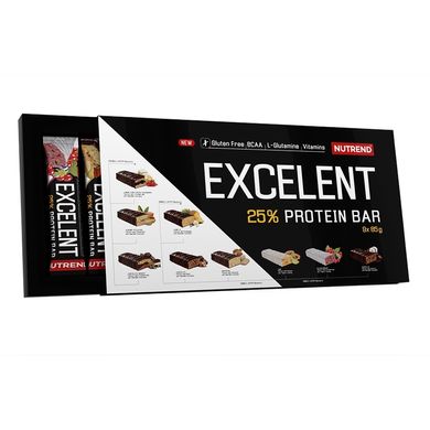 Протеїновий батончик Nutrend Excelent Protein Bar 85г, Лимон+сир+малина з журавлиною (NRD 2538)