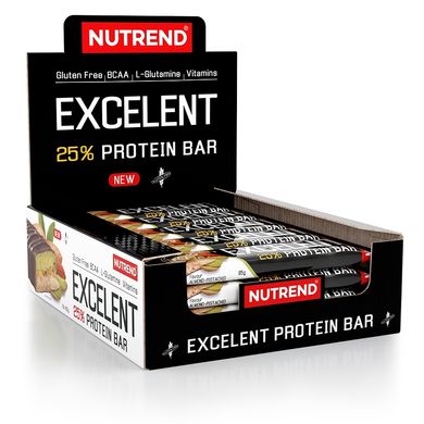 Протеїновий батончик Nutrend Excelent Protein Bar 85г, Лимон+сир+малина з журавлиною (NRD 2538)