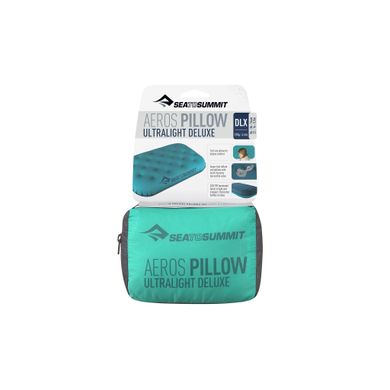 Надувна подушка Aeros Ultralight Pillow Deluxe, 14х56х36см, Grey від Sea to Summit (STS APILULDLXGY)
