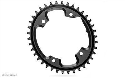 Зірка шатунів absoluteBLACK для CX 1X OVAL 42T 110/4 + болти, сіра (COV42/110/4GR)