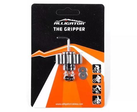 Тримач гідролінії на раму/вилку Alligator Gripper, Black (ALLGTR HK-10--1-DIY)