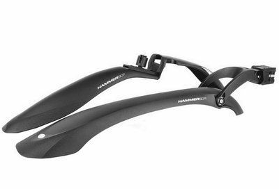 Комплект крил Simpla 24"-29" Hammer 2 SDE, SPEEDstrap швидкознімне кріплення, Black (SPL MUD-30-20)
