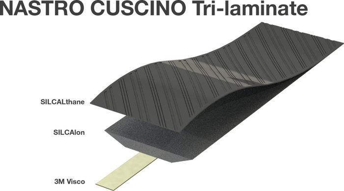 Обмотка керма Silca Nastro Cuscino, Black (SLC 850005186380)