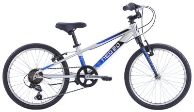 Велосипед дитячий Apollo 20" Apollo NEO 6s boys Brushed Alloy, Black / Blue Fade, One Size (AP SKD-36-58)