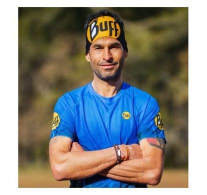 Футболка чоловіча Buff Urbi Short Sleeve T-Shirt, Blue, L (BU 2092.707.05)