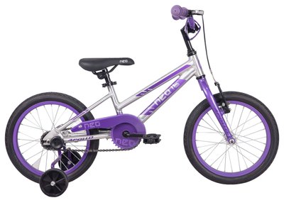 Велосипед дитячий Apollo 16'' Neo girls Brushed Alloy, Lavender / Purple Fade, One Size (AP SKD-62-70)