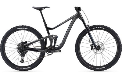 Велосипед трейловий двопідвіс Giant Trance X 29 2, 2022, Metallic Black, M (2201050105)