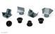 Накладки та болти absoluteBLACK DURA ACE 9100 & Di2 сірі (DACOVER91GR)