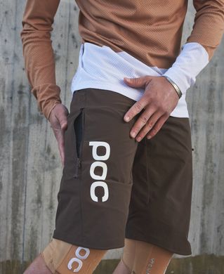 Шорти велосипедні чоловічі POC Guardian Air Shorts, Axinite Brown, M (PC SS22528521816MED1)