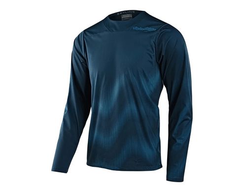 Велоджерсі TLD SKYLINE LS CHILL JERSEY WAVES Dark Slate Blue, M (353607013)