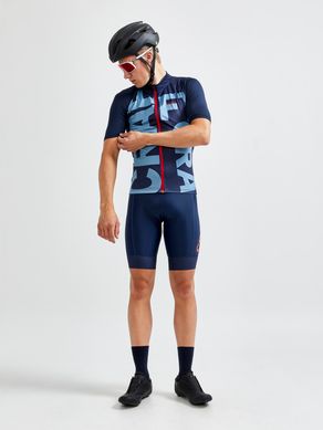 Велофутболка чоловіча Craft Adv Endurance Graphic Jersey M, Blaze/Atmos, S (CRFT 1910521.396342-S)