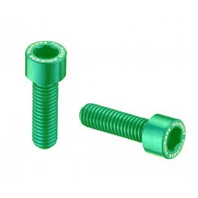 Болти тримача фляги Fouriers Cage Bolt M5x17мм алюміній 2.6г/пара, Green (BN-M003-010)