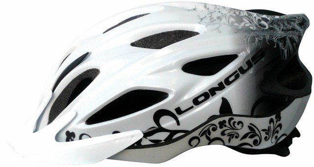 Велошолом Longus LYRA PLUS LADY White L/XL (8586014481704)