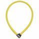 Замок велосипедний тросовий KRYPTONITE KEEPER 665 6x65 Yellow, кодовий (KR.002512)